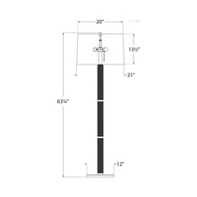 Load image into Gallery viewer, Barrett Floor Lamp - line drawing.
