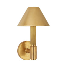 Load image into Gallery viewer, Barrett Wall Light in Natural Brass (Natural Brass).
