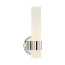 Load image into Gallery viewer, Barton LED Bath Wall Light in Polished Nickel.

