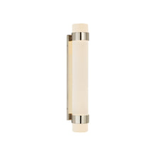 Load image into Gallery viewer, Barton Vertical LED Bath Wall Light in Polished Nickel (Medium).
