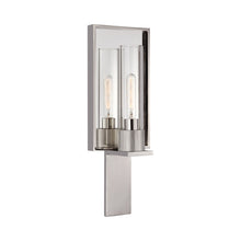 Load image into Gallery viewer, Beza Reflector Wall Light in Polished Nickel/Mirror.
