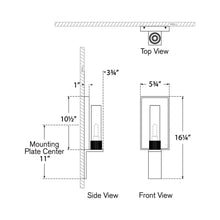 Load image into Gallery viewer, Beza Reflector Wall Light - line drawing.

