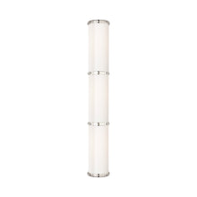 Load image into Gallery viewer, Bleeker LED Bath Wall Light in Polished Nickel (34.5-Inch).
