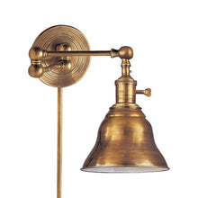 Load image into Gallery viewer, Boston Swing Arm SLE Wall Light in Detail.
