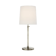 Load image into Gallery viewer, Bryant Table Lamp in Antique Silver/Not Wrapped (12-Inch).
