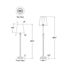 Load image into Gallery viewer, Bryant Table Lamp - line drawing.
