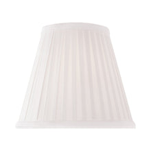 Load image into Gallery viewer, Candle Clip Ralph Lauren Shade in Silk Pleat (6-Inch).
