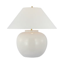 Load image into Gallery viewer, Casey Table Lamp in Ivory.

