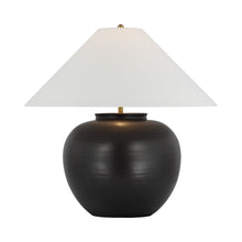 Load image into Gallery viewer, Casey Table Lamp in Matte Black.

