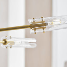 Load image into Gallery viewer, Casoria Radial LED Chandelier in Detail.

