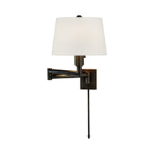 Load image into Gallery viewer, Chunky Swing Arm Wall Light in Bronze.

