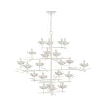 Load image into Gallery viewer, Clementine Chandelier in Plaster White (5-Tier).
