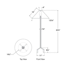 Load image into Gallery viewer, Clifford Floor Lamp - line drawing.
