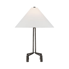 Load image into Gallery viewer, Clifford Table Lamp in Aged Iron.
