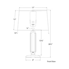Load image into Gallery viewer, Cody Table Lamp - line drawing.
