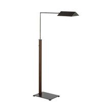 Load image into Gallery viewer, Copse Floor Lamp in Bronze/Dark Walnut.
