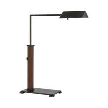 Load image into Gallery viewer, Copse Table Lamp in Bronze/Dark Walnut.
