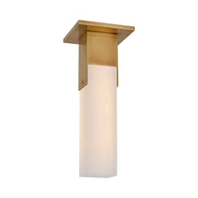 Load image into Gallery viewer, Covet Flush Mount Ceiling Light in Antique-Burnished Brass.
