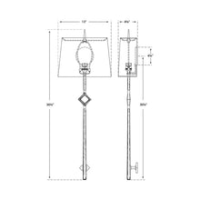 Load image into Gallery viewer, Cranston Wall Light - line drawing.
