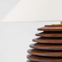 Load image into Gallery viewer, Crenelle Table Lamp in Detail.

