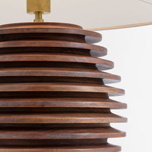 Load image into Gallery viewer, Crenelle Table Lamp in Detail.
