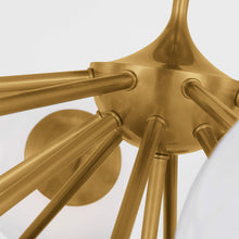Load image into Gallery viewer, Cristol Semi Flush Mount Ceiling Light in Detail.
