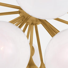 Load image into Gallery viewer, Cristol Semi Flush Mount Ceiling Light in Detail.
