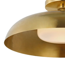 Load image into Gallery viewer, Cyrus LED Flush Mount Ceiling Light in Detail.
