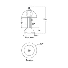 Load image into Gallery viewer, Dally Table Lamp - line drawing.
