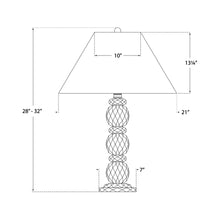 Load image into Gallery viewer, Daniela Table Lamp - line drawing.
