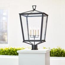 Load image into Gallery viewer, Darlana Outdoor Post Light in Outside Area.
