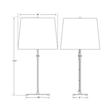 Load image into Gallery viewer, Dauphine Table Lamp - line drawing.
