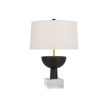 Load image into Gallery viewer, Eadan Table Lamp in Warm Iron (15.5-Inch).
