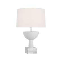 Load image into Gallery viewer, Eadan Table Lamp in Plaster White (17.5-Inch).
