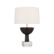 Load image into Gallery viewer, Eadan Table Lamp in Warm Iron (17.5-Inch).
