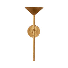 Load image into Gallery viewer, Eleanor Wall Light in Antique Gold Leaf.
