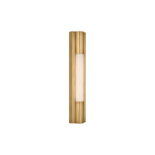 Load image into Gallery viewer, Ellington LED Bath Wall Light in Hand-Rubbed Antique Brass (16-Inch).
