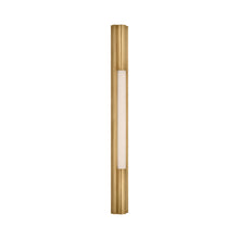 Load image into Gallery viewer, Ellington LED Bath Wall Light in Hand-Rubbed Antique Brass (32-Inch).

