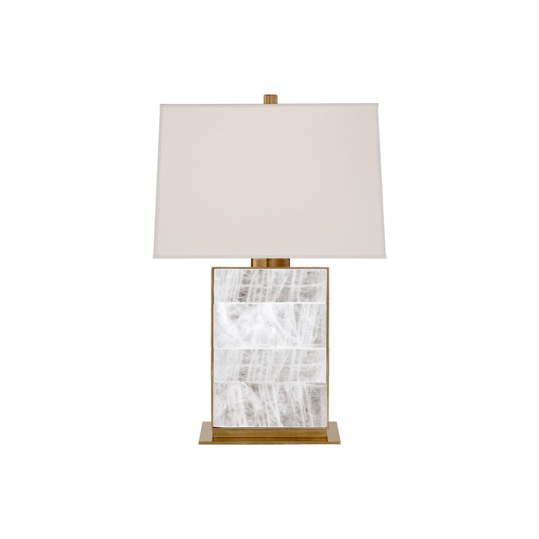 Ellis Table Lamp in Natural Brass (22.5-Inch).