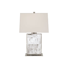 Load image into Gallery viewer, Ellis Table Lamp in Polished Nickel (22.5-Inch).

