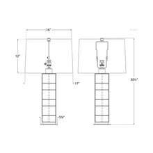 Load image into Gallery viewer, Ellis Table Lamp - line drawing.
