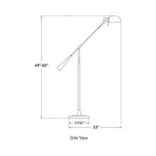 Load image into Gallery viewer, Equilibrium Floor Lamp - line drawing.
