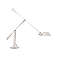 Load image into Gallery viewer, Equilibrium Table Lamp in Polished Nickel.
