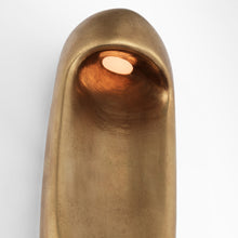 Load image into Gallery viewer, Esculpa Outdoor LED Wall Light in Detail.
