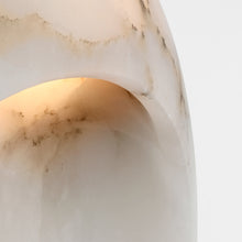 Load image into Gallery viewer, Esculpa Rounded LED Wall Light in Detail.
