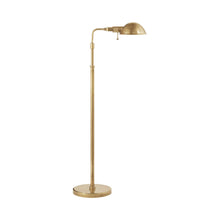 Load image into Gallery viewer, Fairfield Floor Lamp in Natural Brass.
