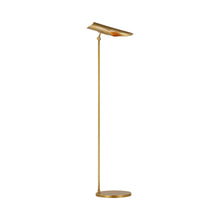 Load image into Gallery viewer, Flore Floor Lamp in Soft Brass.

