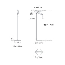 Load image into Gallery viewer, Flore Floor Lamp - line drawing.
