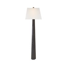 Load image into Gallery viewer, Fluted Spire Floor Lamp Aged Iron.
