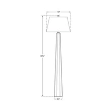 Load image into Gallery viewer, Fluted Spire Floor Lamp - line drawing.
